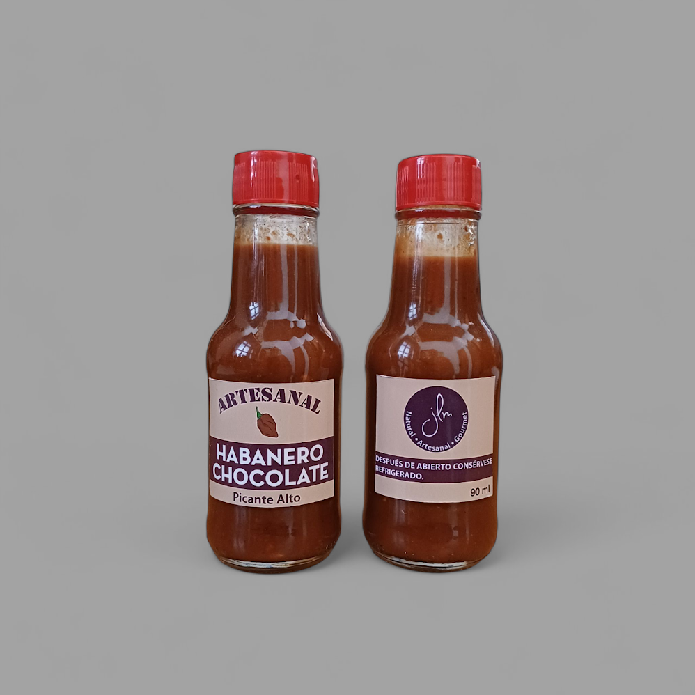 Salsa de habanero chocolate 90 ml.