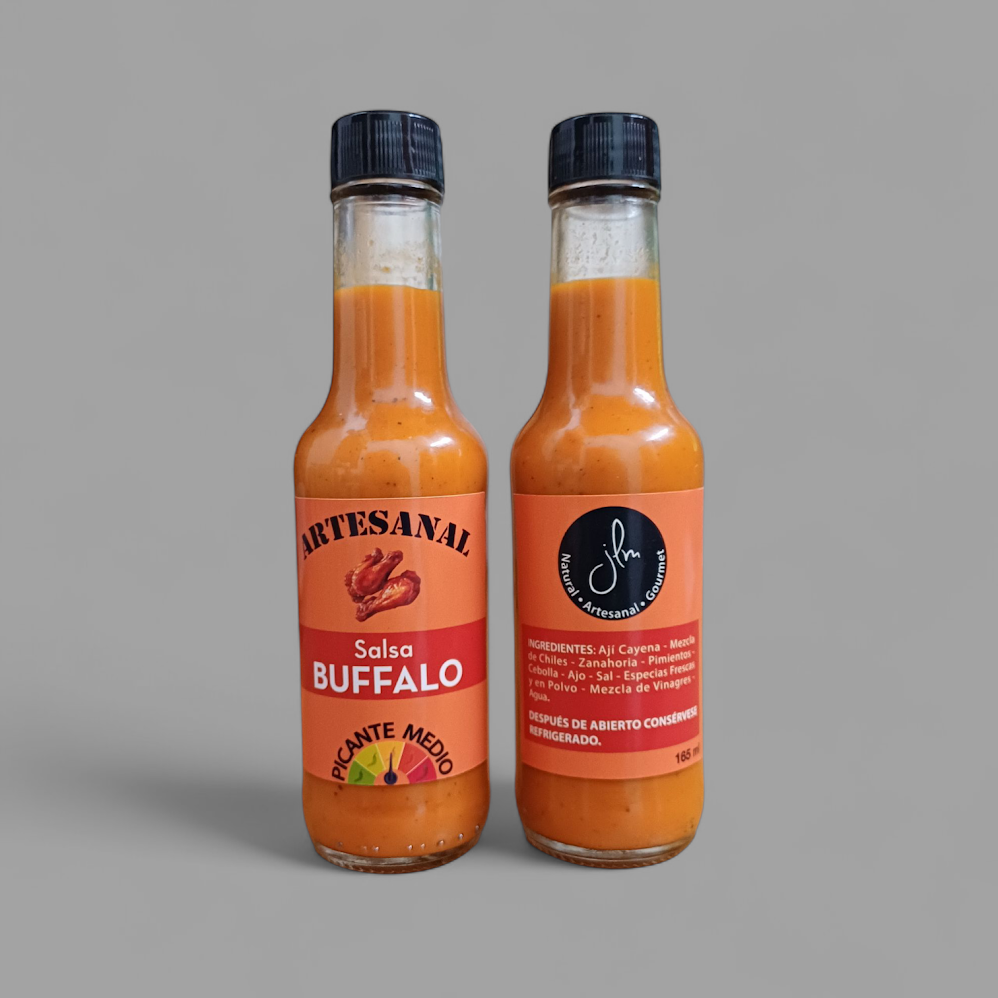 Salsa buffalo picante medio 165 ml.