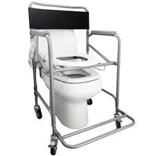 Aluguel: Cadeira de Banho higiênica com Rodas D30 Até 95kg