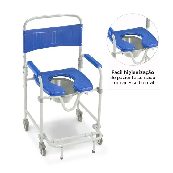 Cadeira de Banho Higiênica D45 Até 150kg
