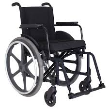 Cadeira De Rodas Dobrável com Pneu Antifuro