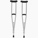 Muleta axial de alumínio