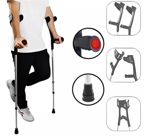 Muleta canadense ergonômica ajustáveL