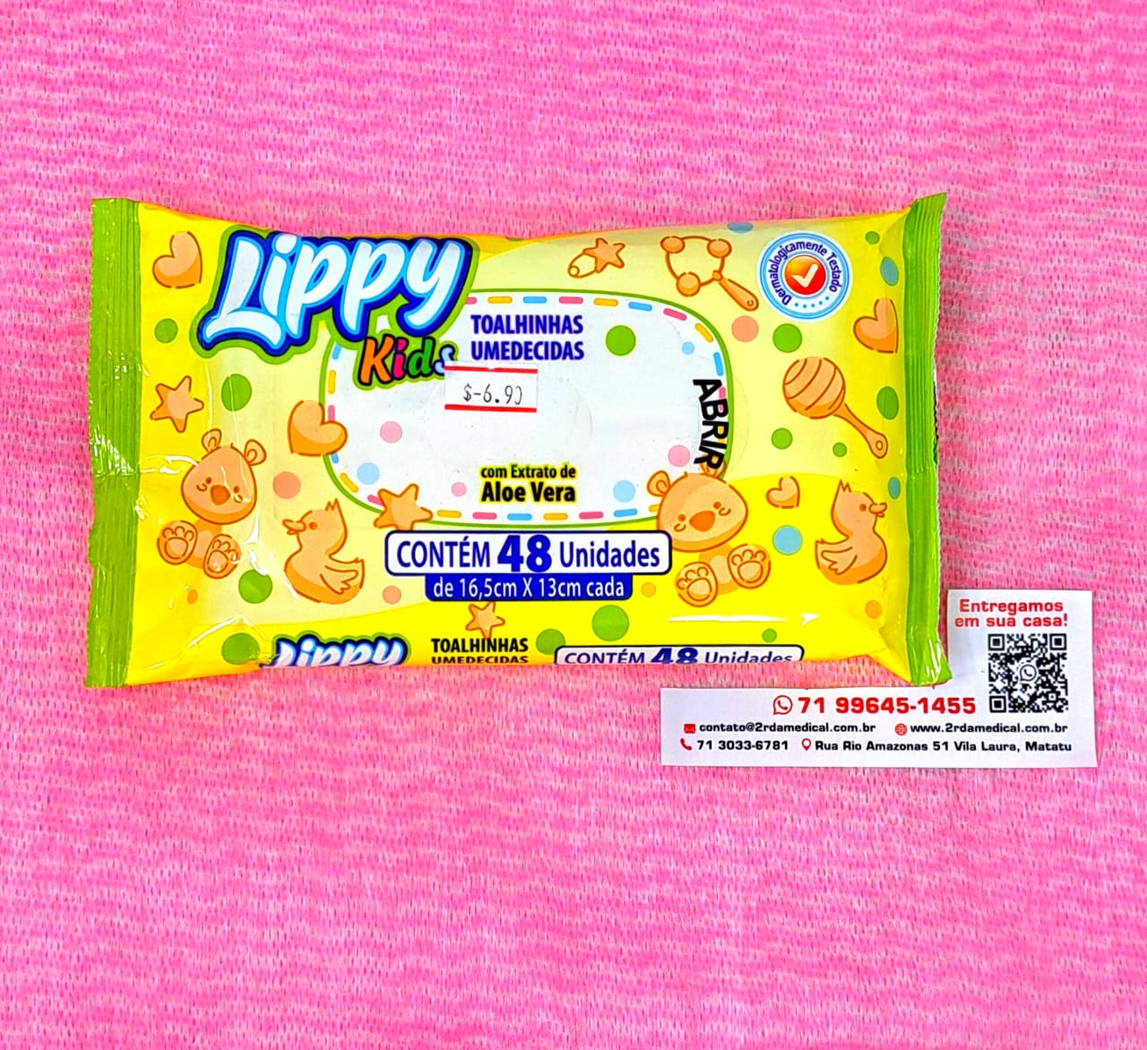 Toalhinhas Umedecidas Lippy Kids