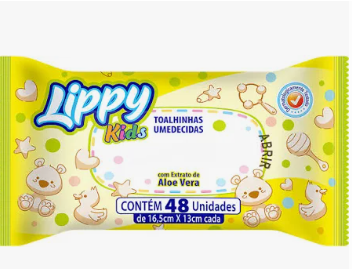 Toalhinhas Umedecidas Lippy Kids
