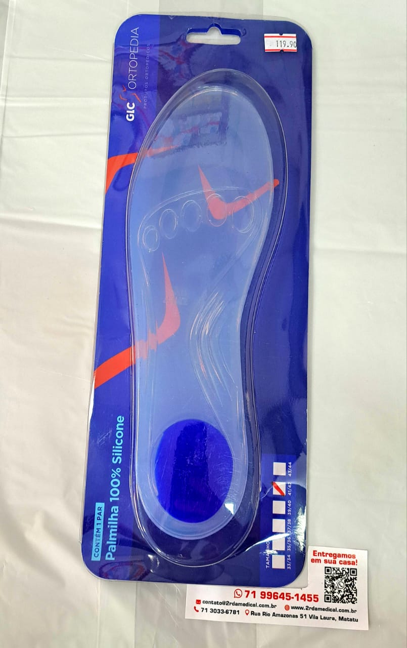 Palmilha 100% Silicone