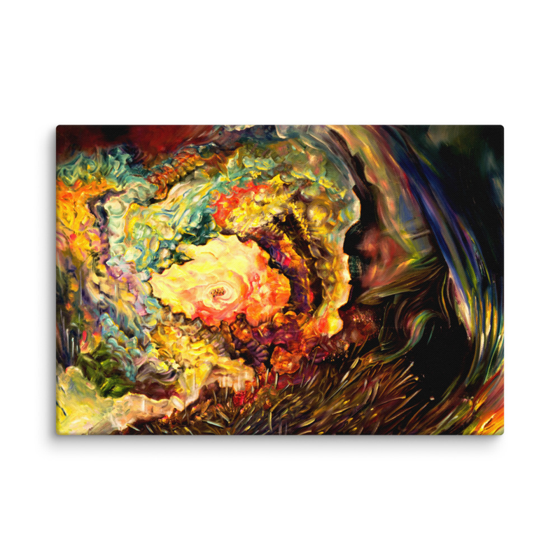 Abstract Colorful Canvas Art