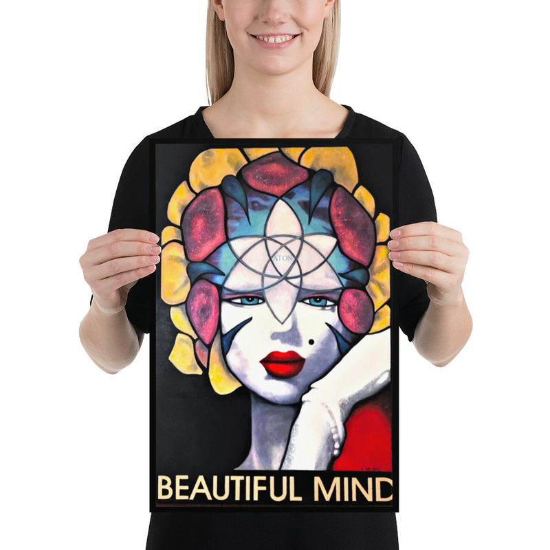 Marylin Monroe Beautiful Mind Poster Flower Spirit Guide