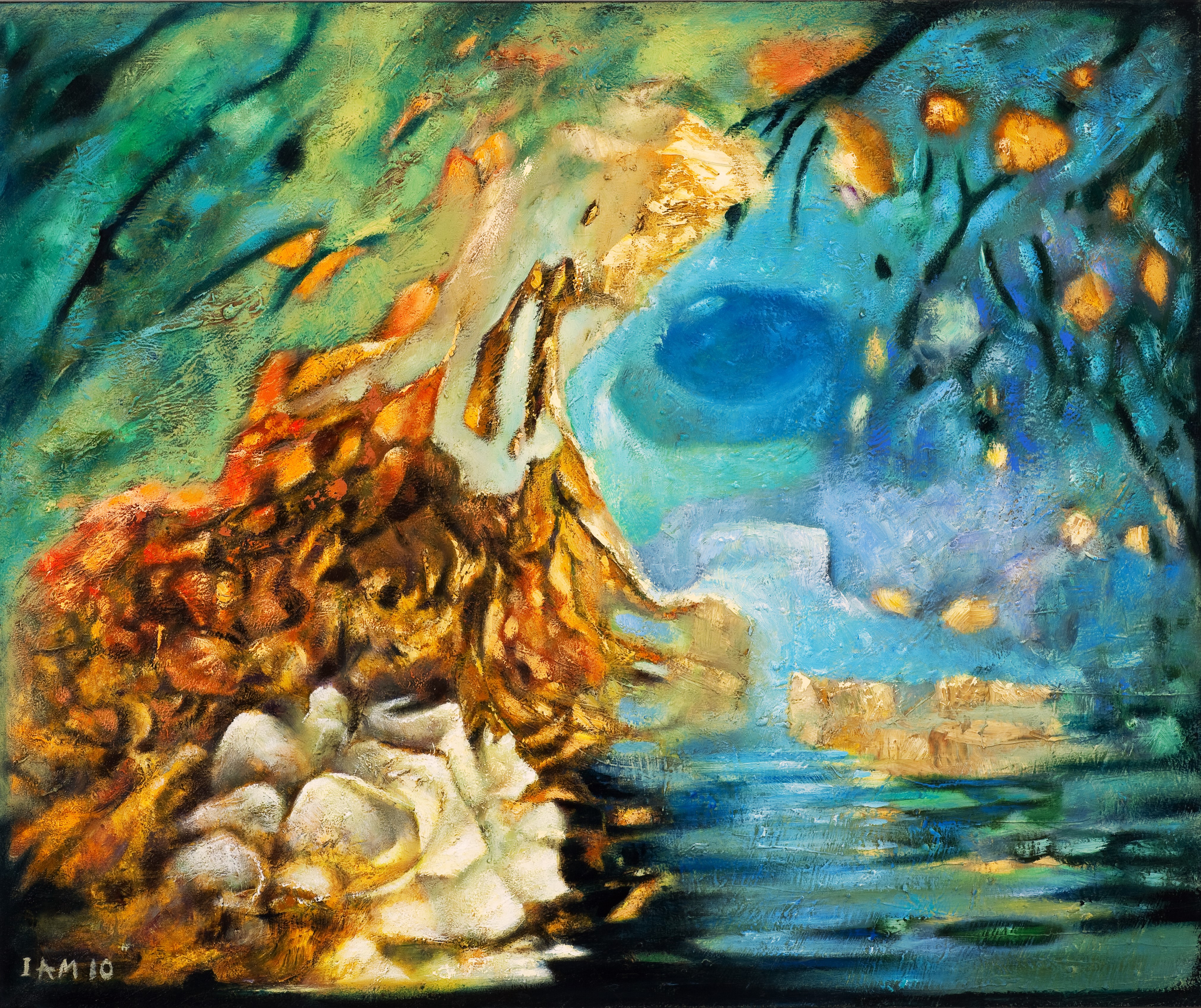 Abstract Nature-Inspired Painting