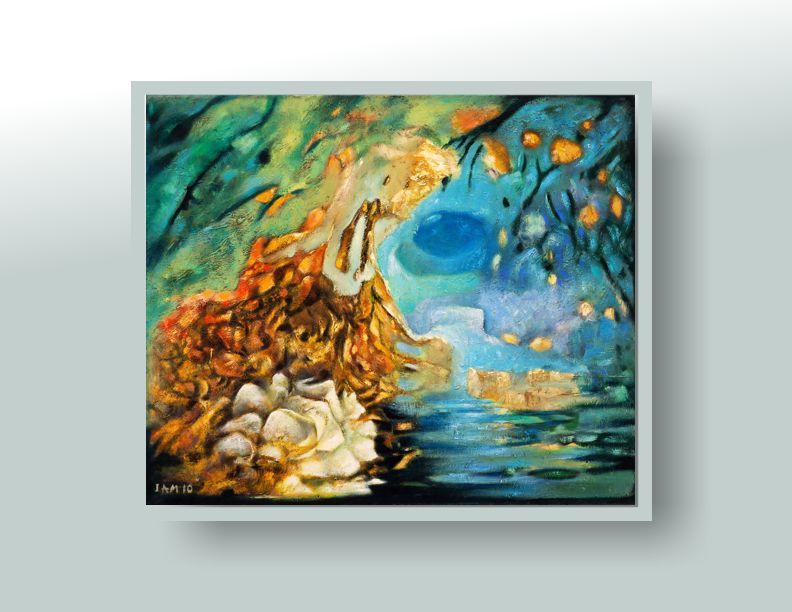 Abstract Nature-Inspired Painting