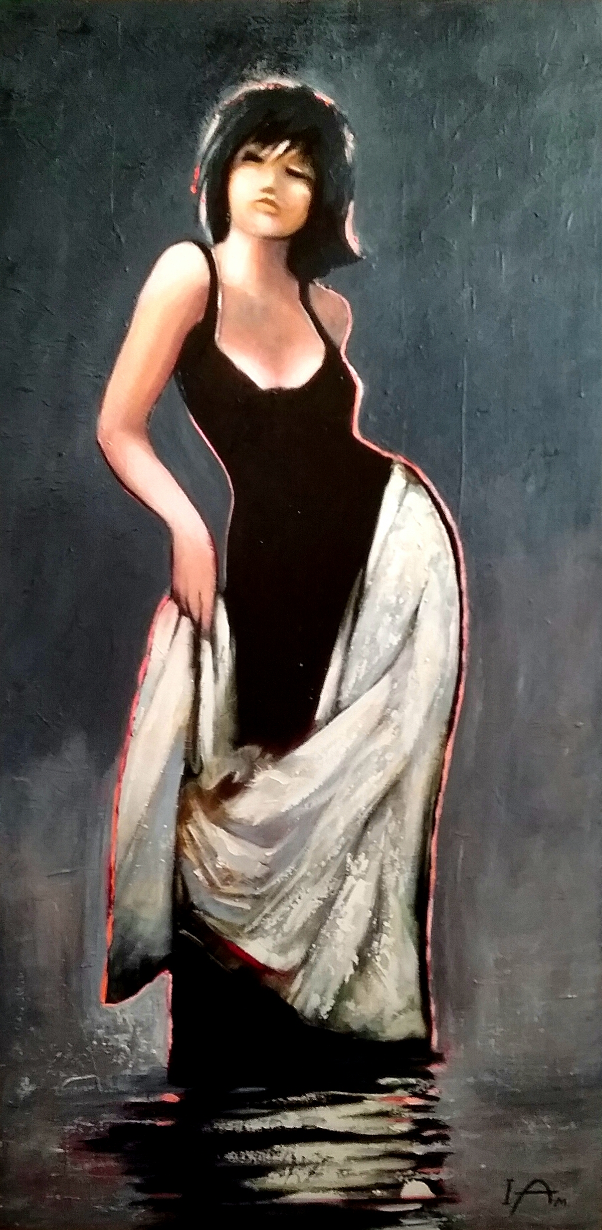 Modern Woman Portrait Painting