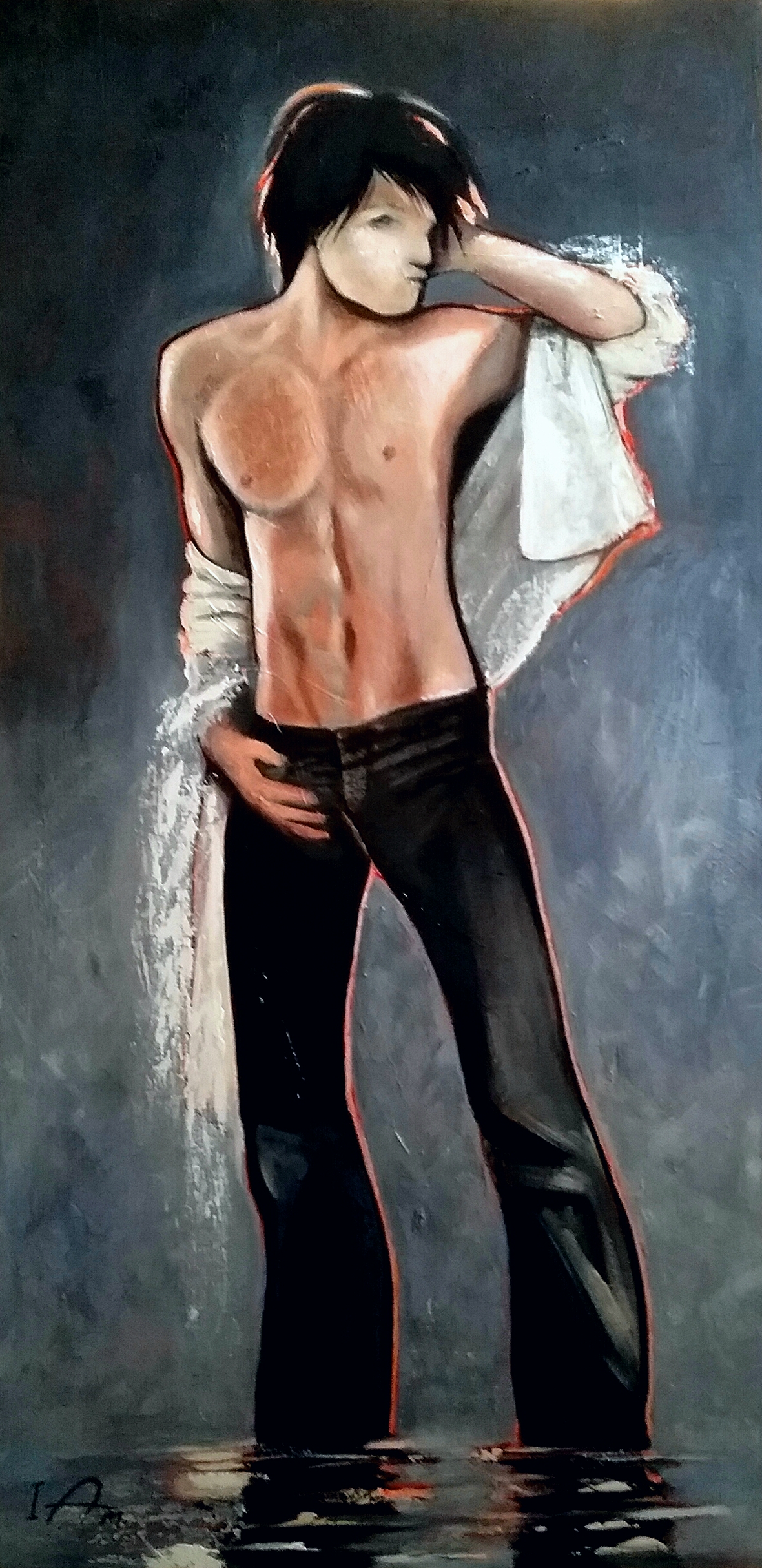 Modern Male Figurative Painting