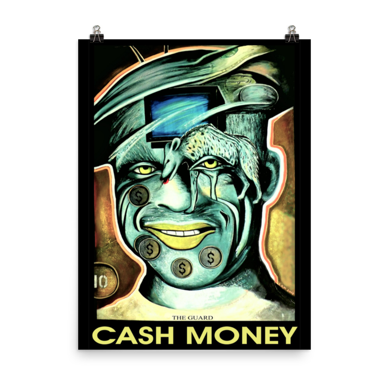 Cash Money Art Poster Hayna Spirit Guide