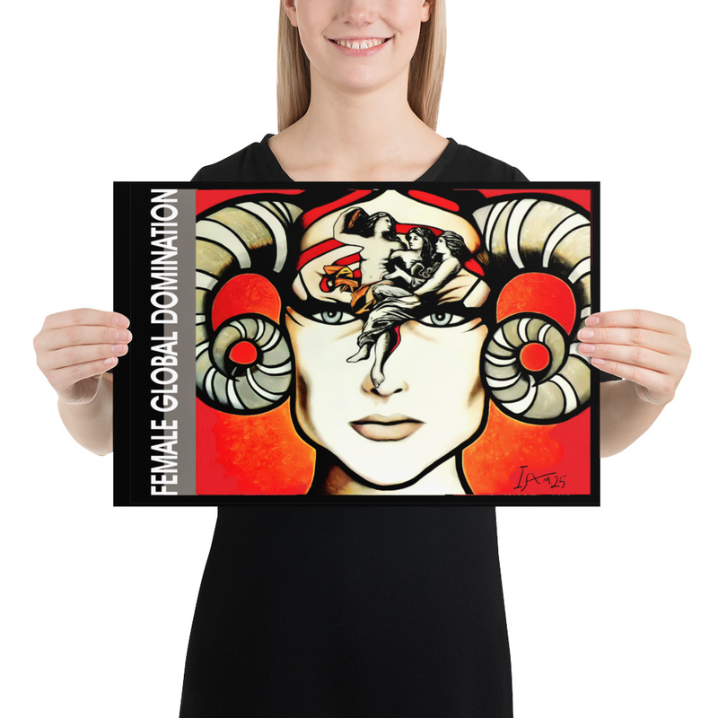 Female Global Domination Ram Spirit Guide poster