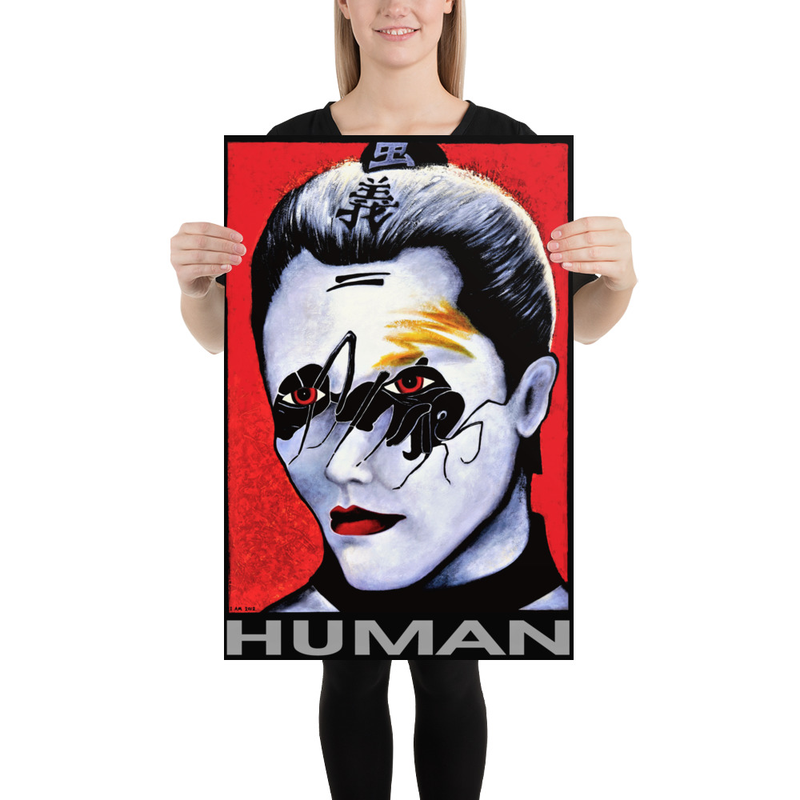 Samurai Human Unt Spirit Guide Art Poster