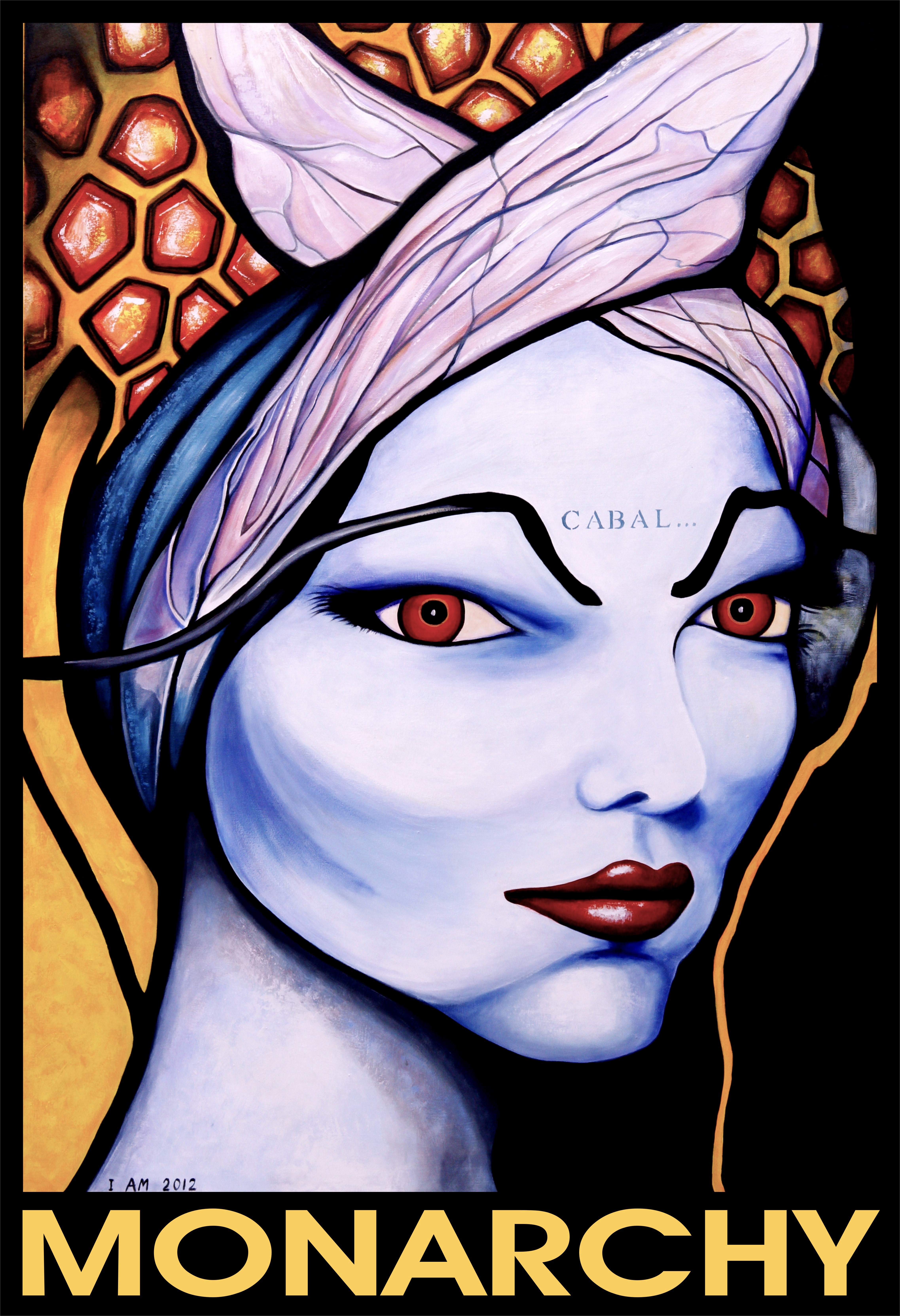 Cabal Monarchy Artwork Original 4ft x 6ft