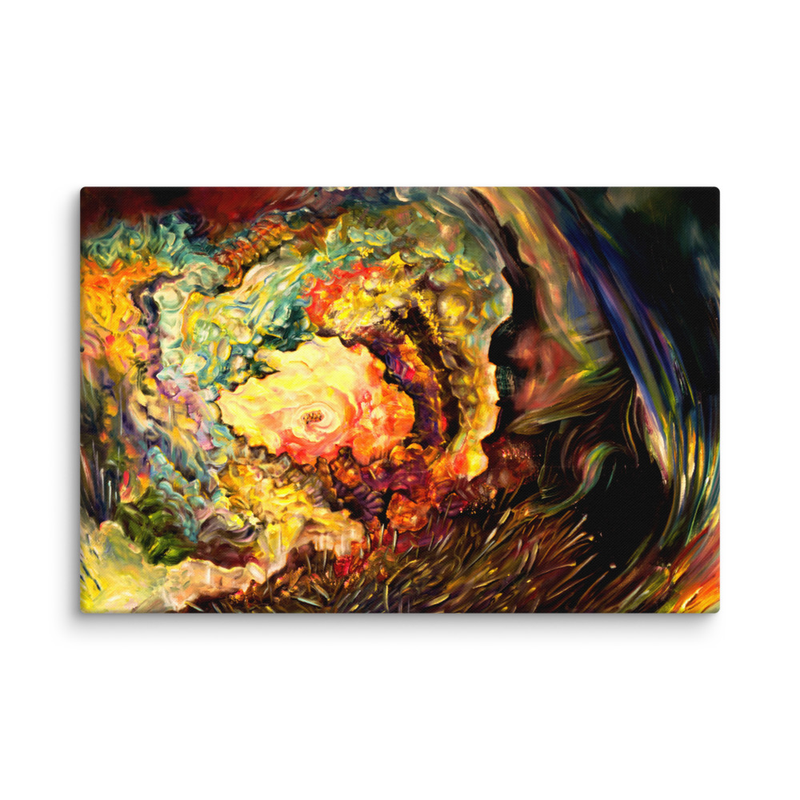 Abstract Colorful Canvas Art