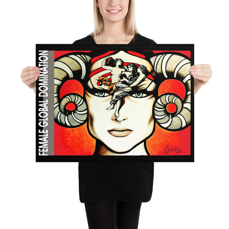 Female Global Domination Ram Spirit Guide poster