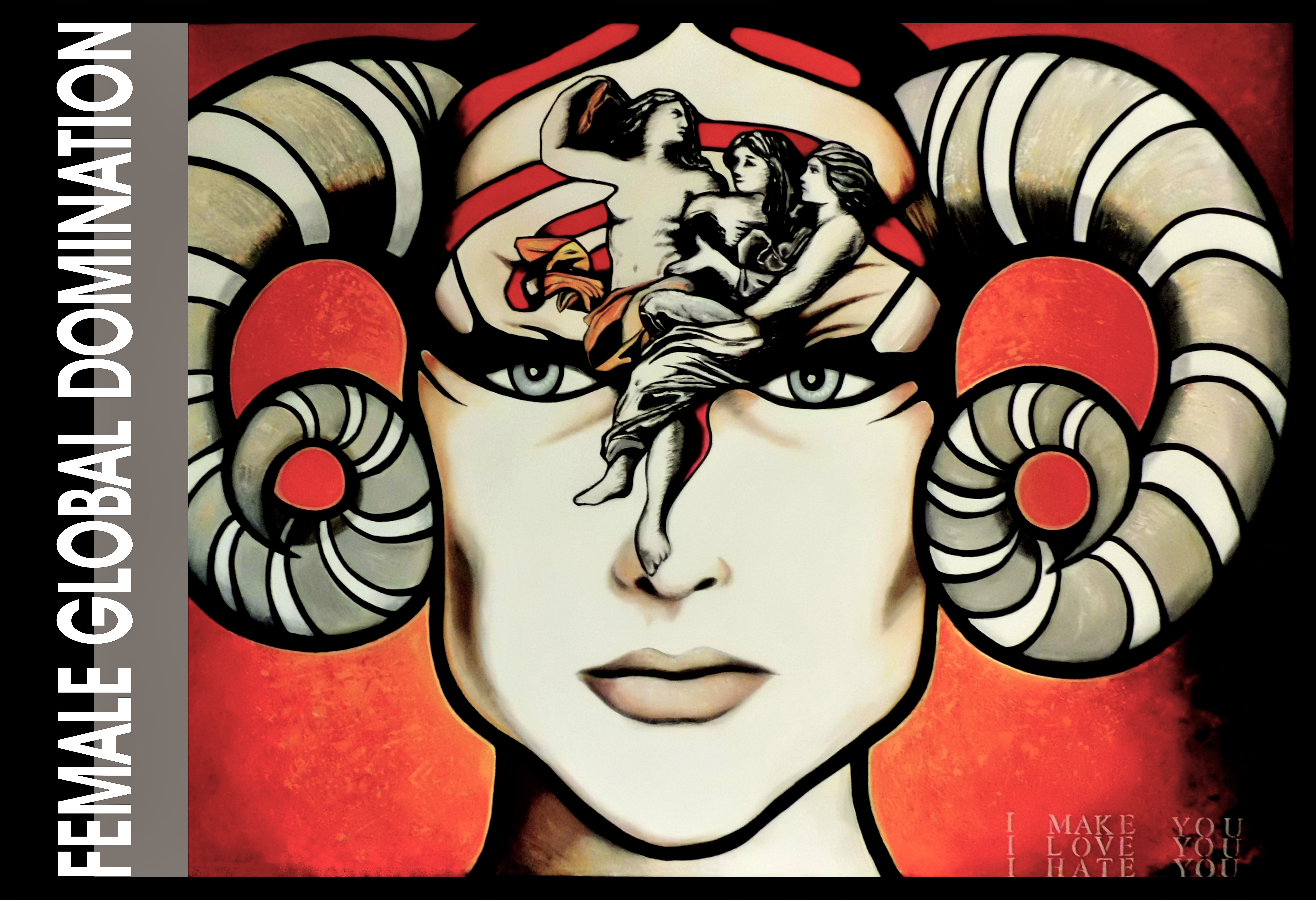 Female Global Domination Poster Artwork 6ft x 4ft