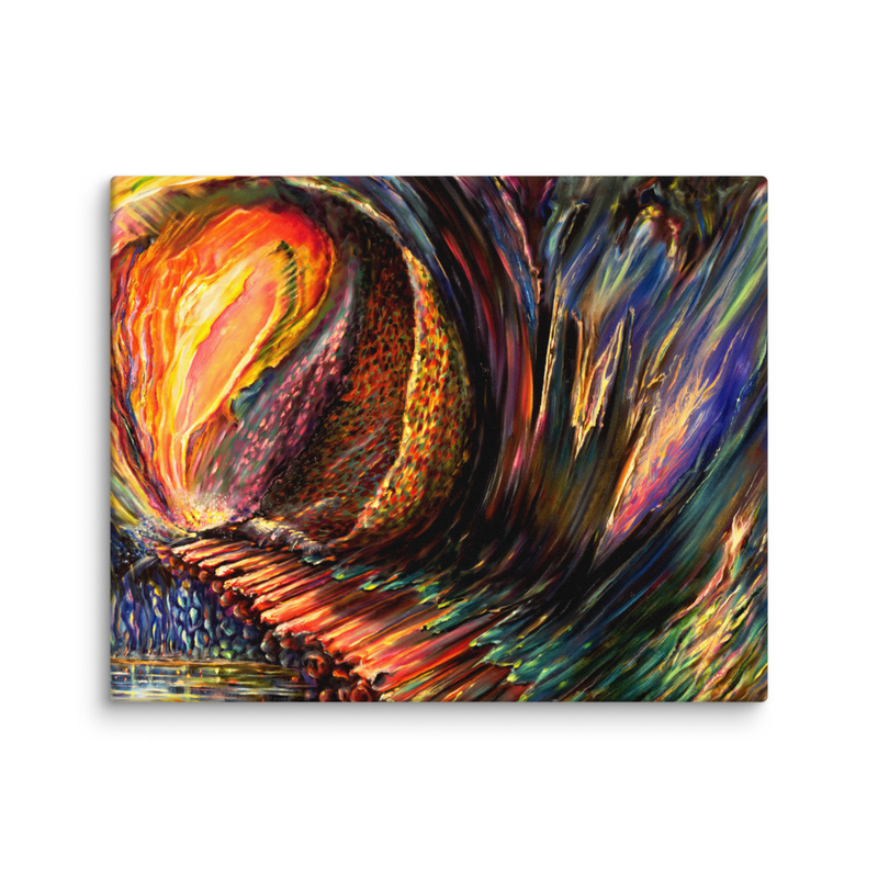 Abstract Point Of No Return Canvas Art