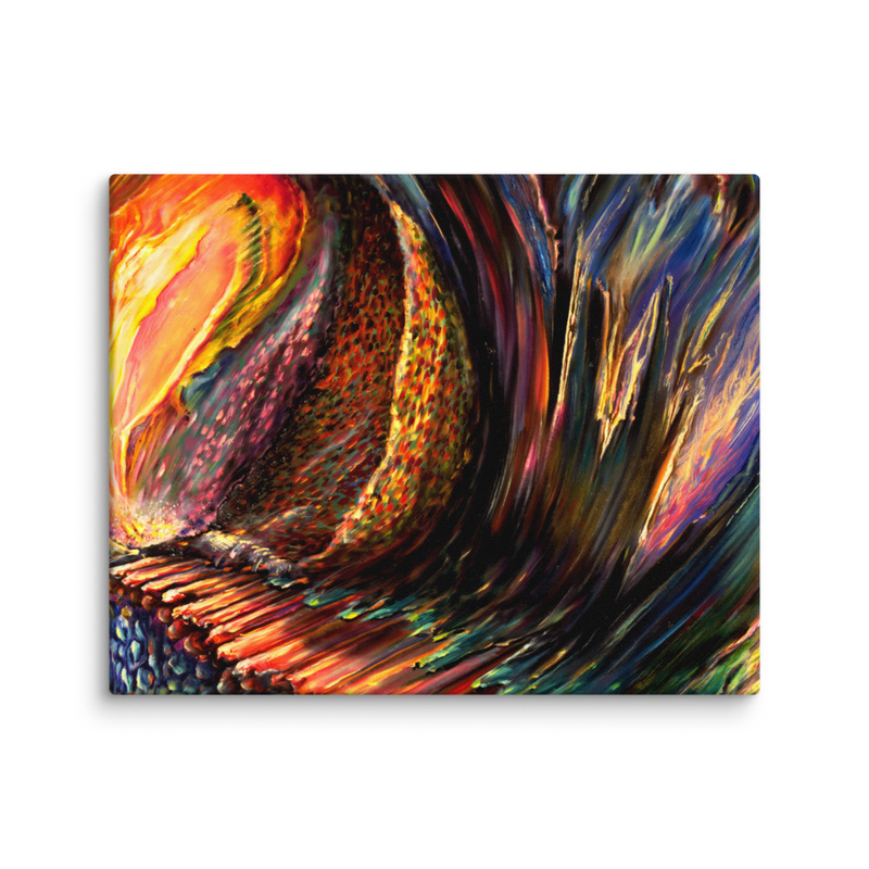 Abstract Point Of No Return Canvas Art