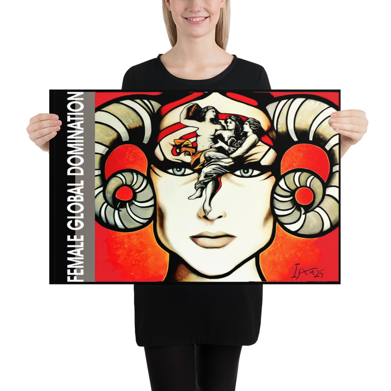Female Global Domination Ram Spirit Guide poster