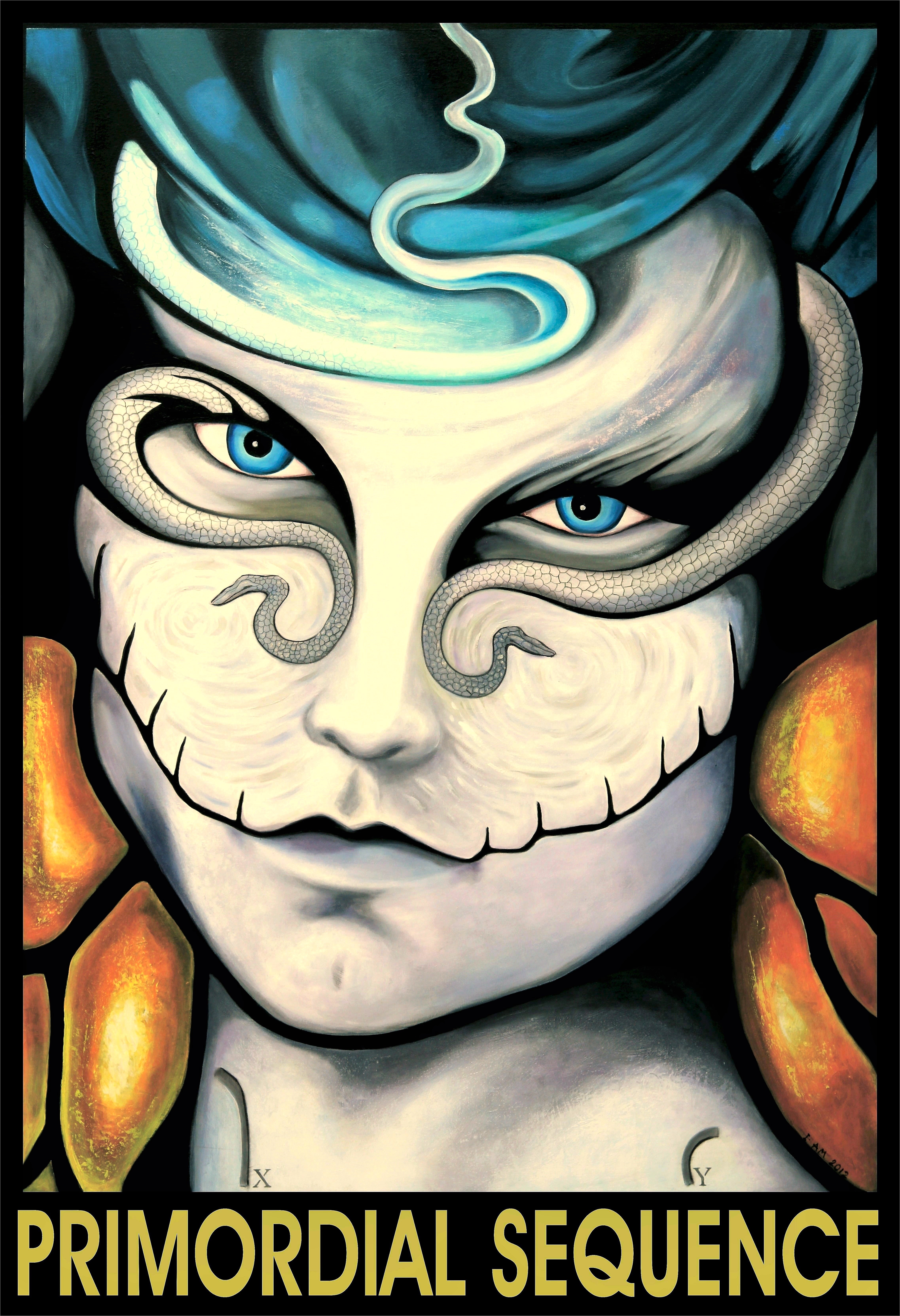 Primordial Sequence Art Print Original Painting 4ft x 6ft