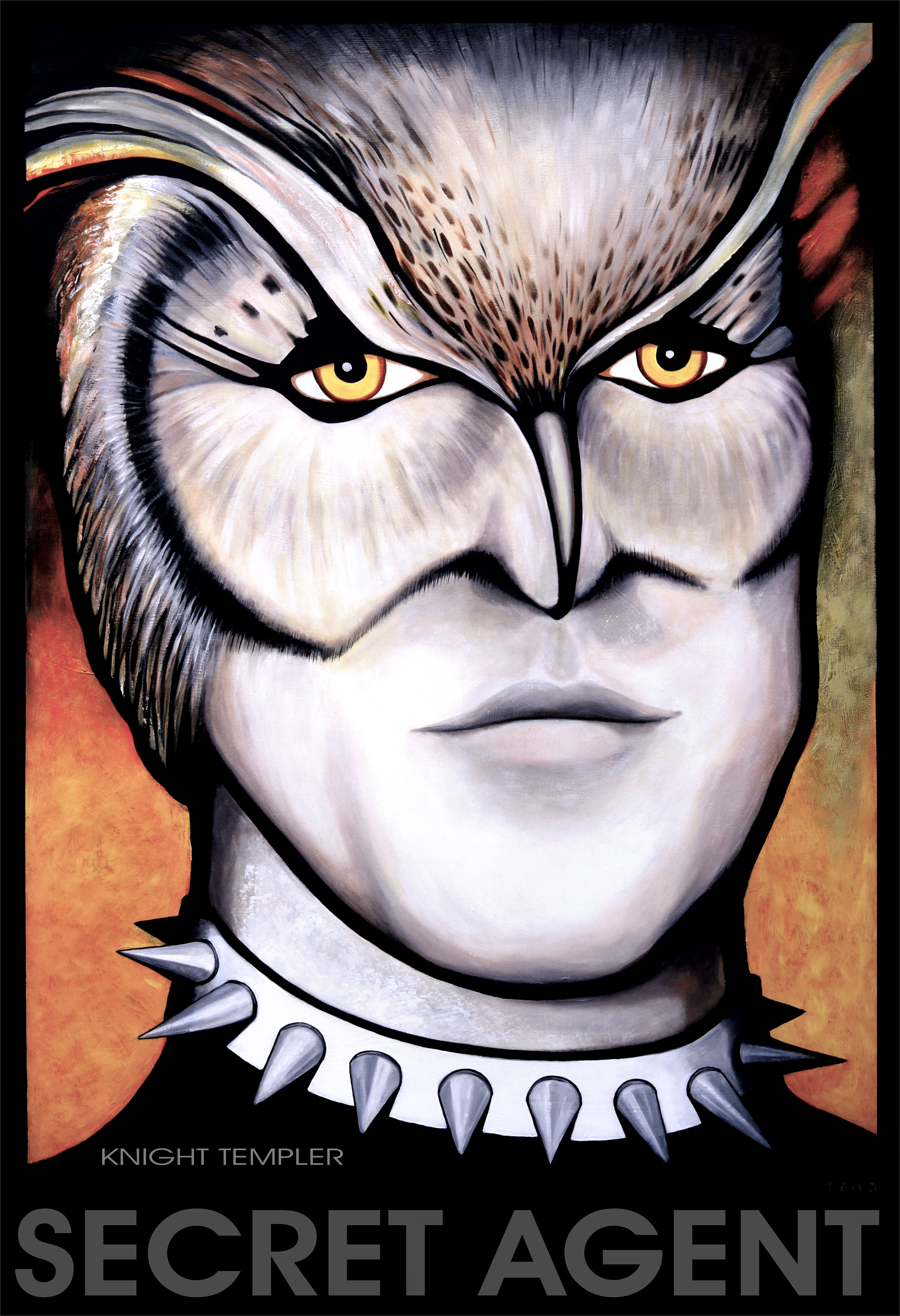 Secret Agent Poster Original Painting 4ft x 6ft