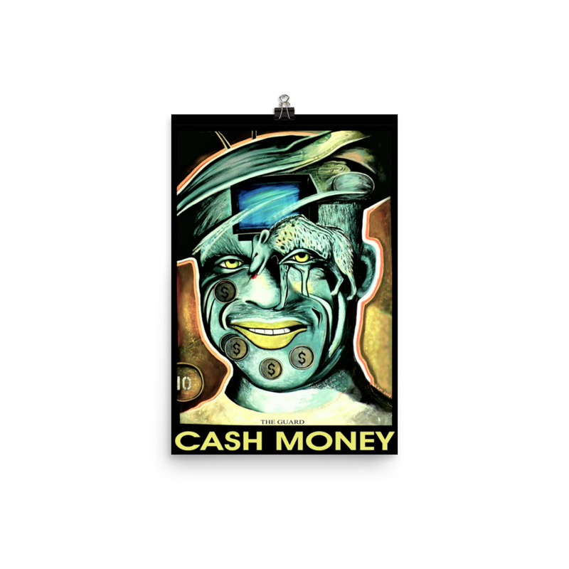 Cash Money Art Poster Hayna Spirit Guide