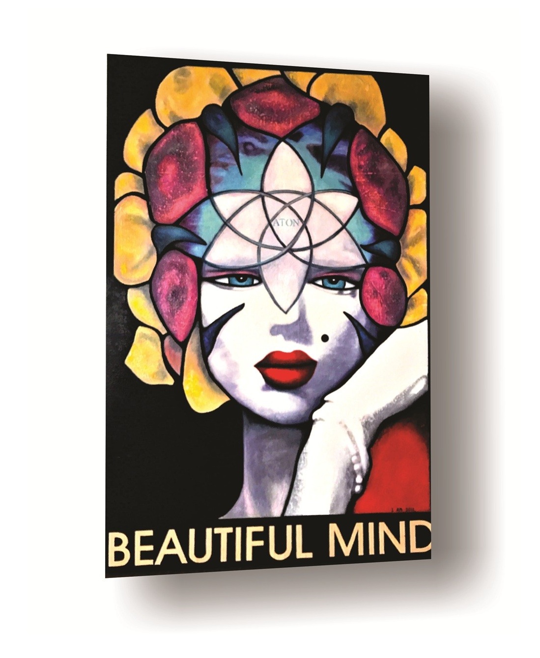 Marylin Monre Beautiful Mind Art Print on Canvas