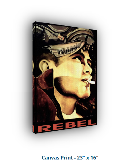 James Dean Rebel Poster Original Painting 4ft x 6ft