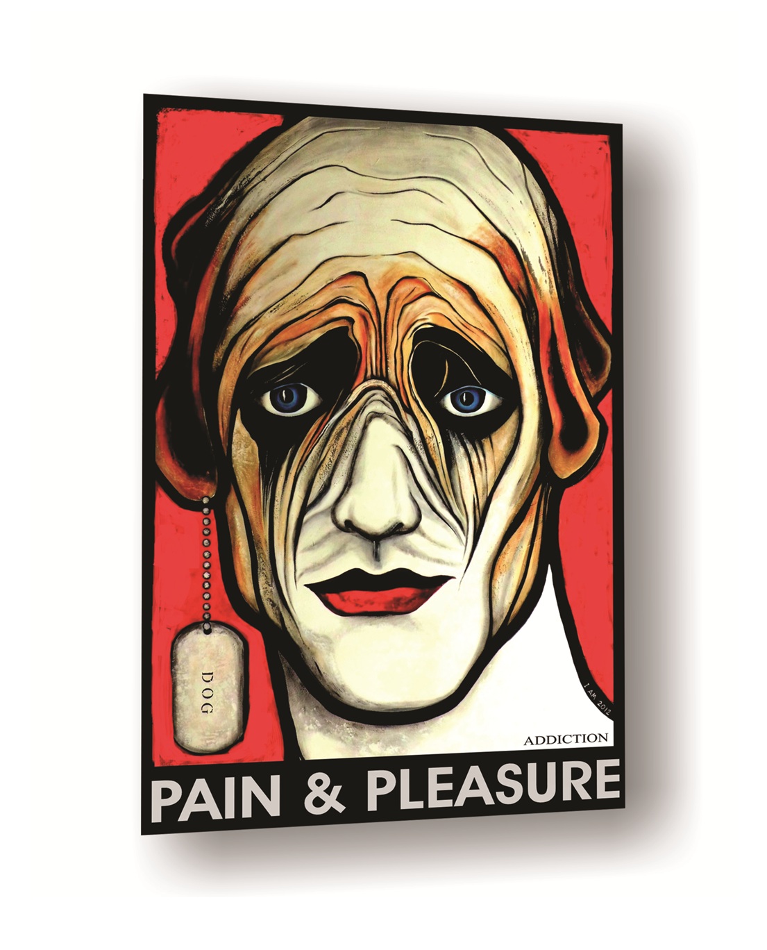 Pain & Pleasure Dog Spirit Guide Original Painting 4ft x 6ft 