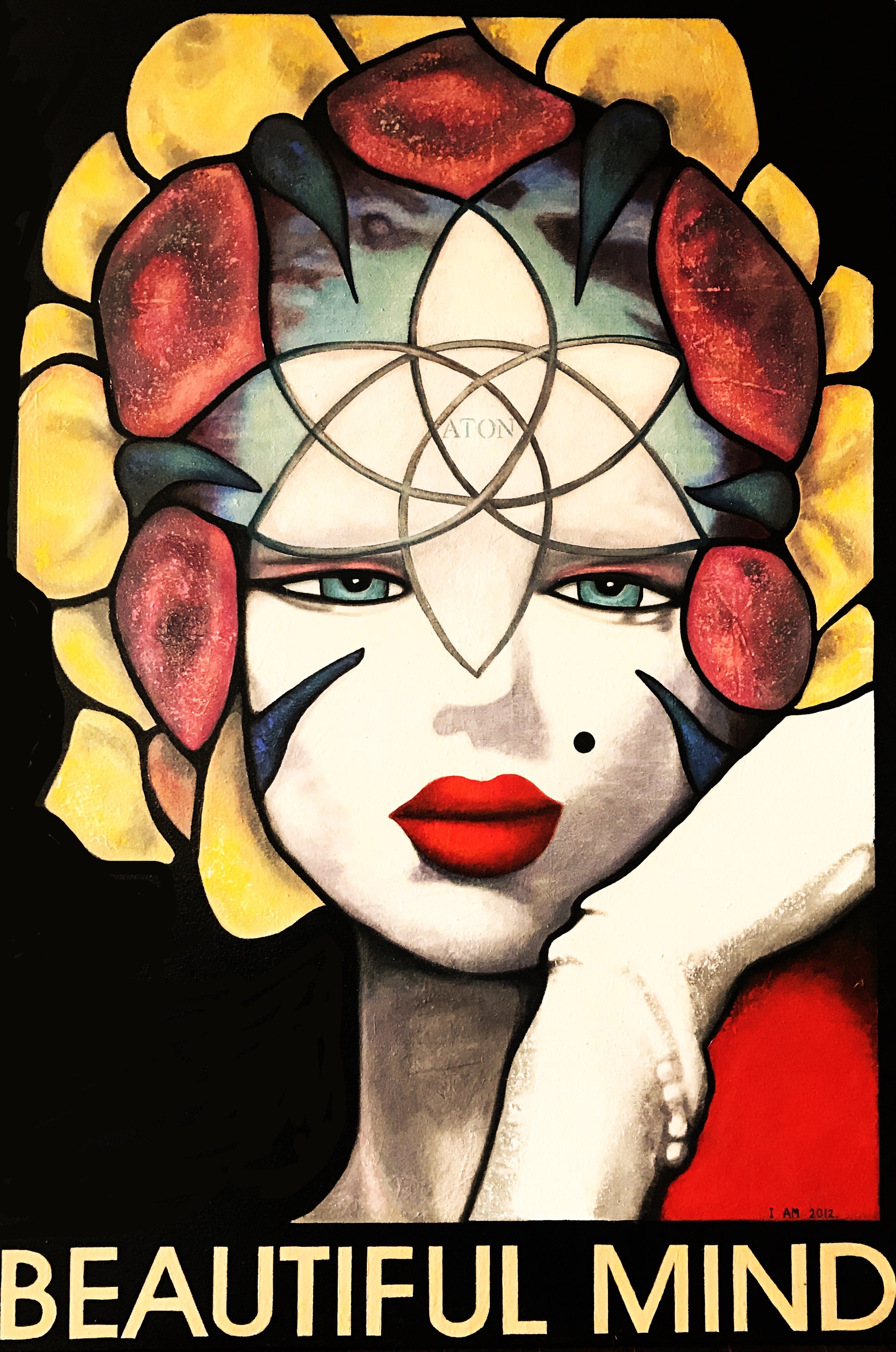 Marylin Monroe Beautiful Mind Poster Flower Spirit Guide