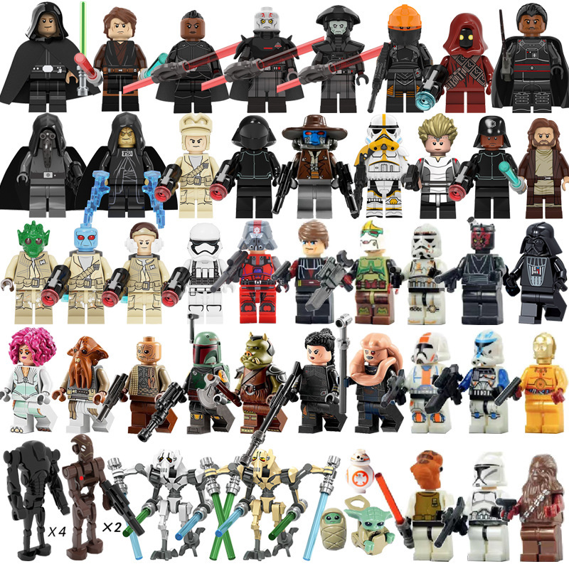 50! Piece of Star wars building blocks figures