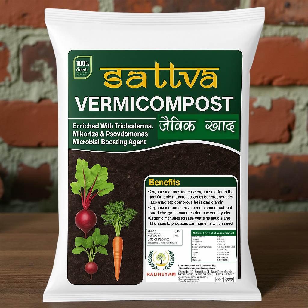 Sattva Vermicompost 1 Kg Pack