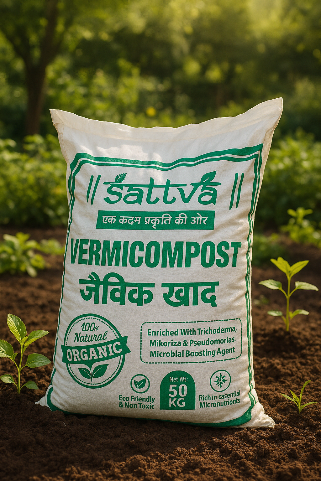Organic Vermicompost 50 Kg Pack