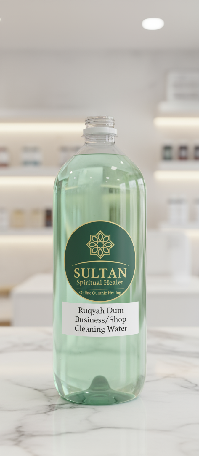 Ruqyah Dum Business/Shop Cleaning Water – Quranic Protection for Spiritual Cleansing