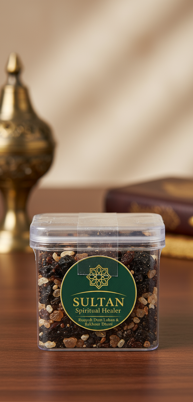 Ruqyah Dum Loban & Bakhour Dhuni – 50g Spiritual Incense Pack for Quranic Healing