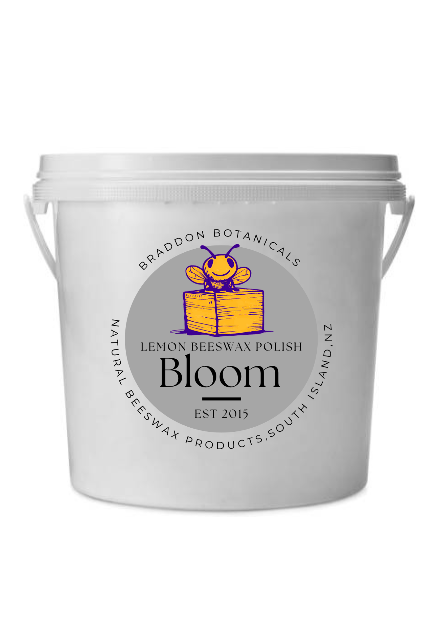 Bloom Lemon Beeswax Polish 2L Tub
