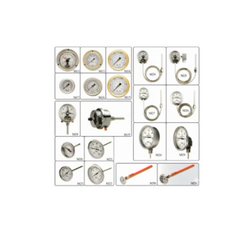 Pressure Gauge & Thermometer