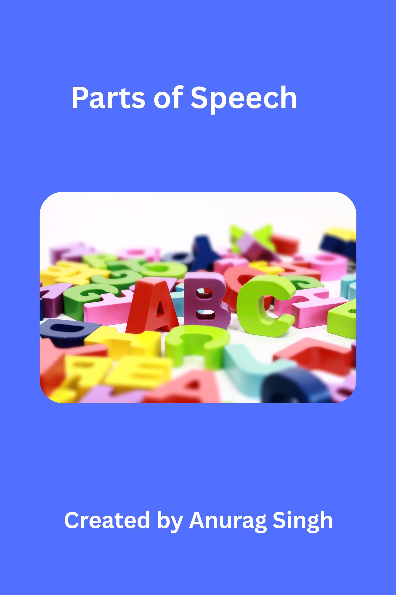 Parts of Speech Booklet