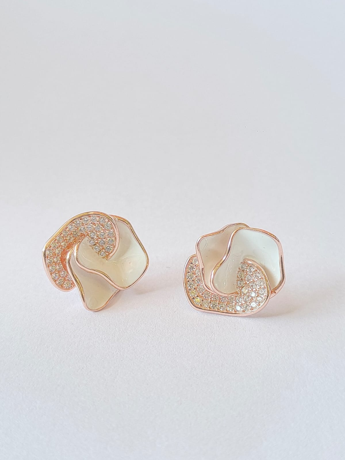 Elegant Rose Gold Earrings