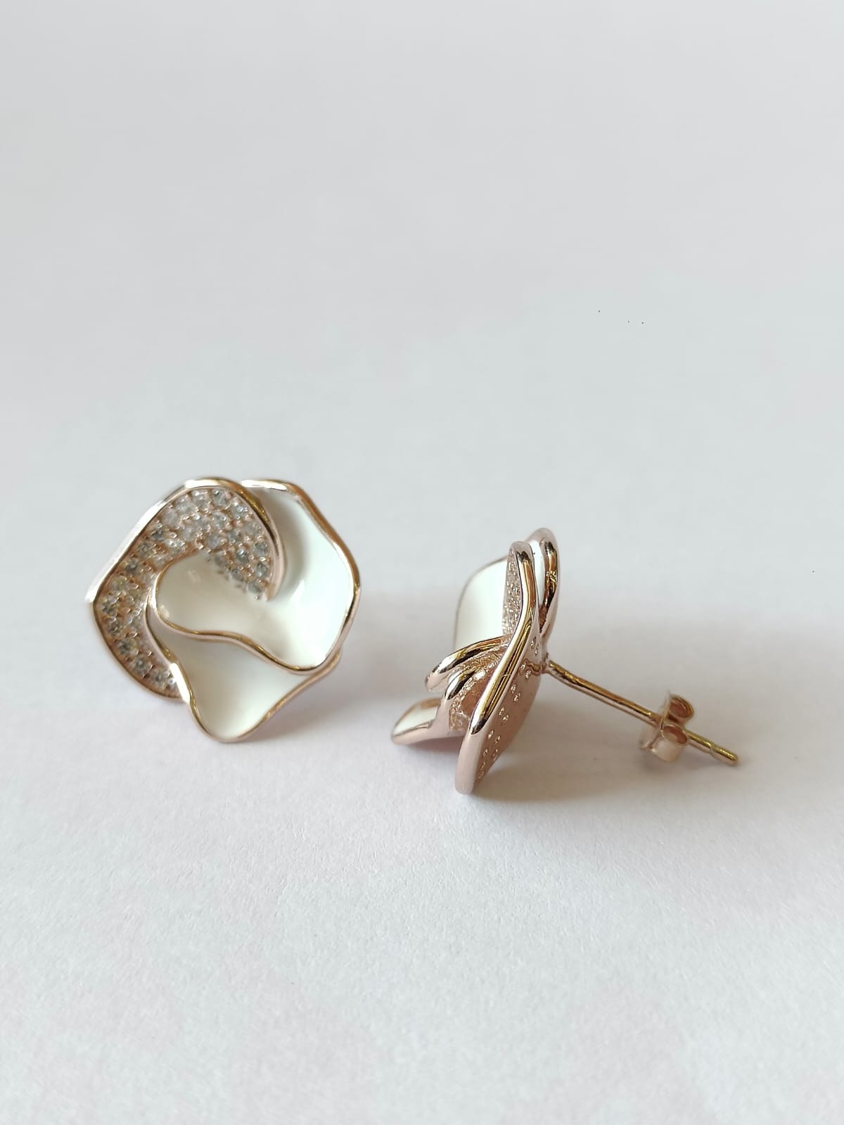 Elegant Rose Gold Earrings