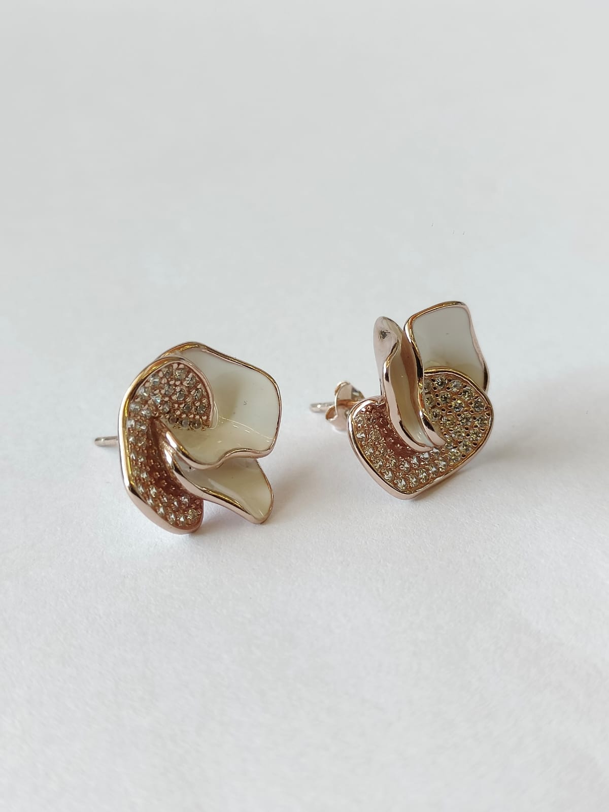 Elegant Rose Gold Earrings