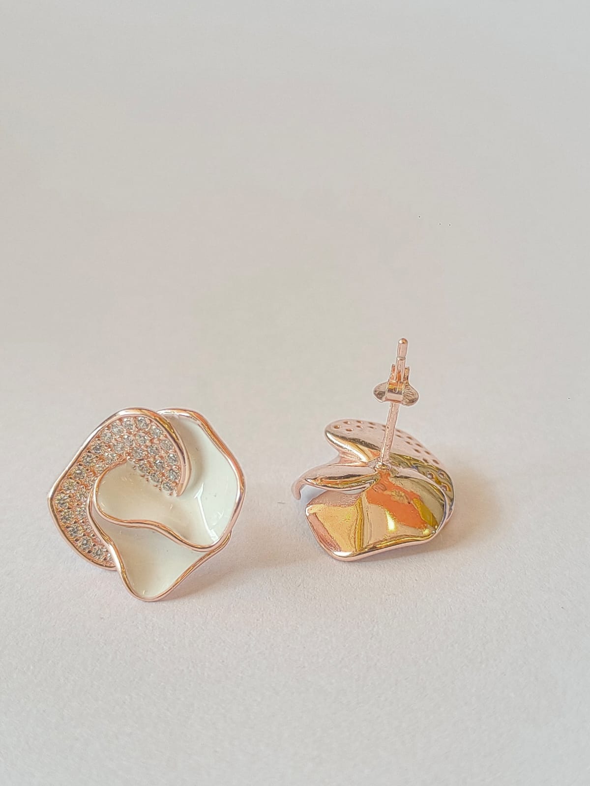 Elegant Rose Gold Earrings