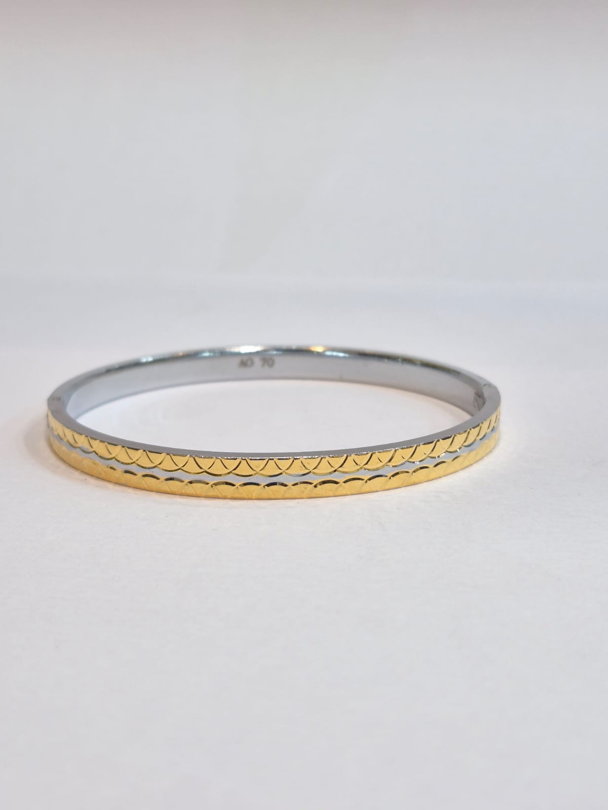Elegant Two-Tone Bracelet