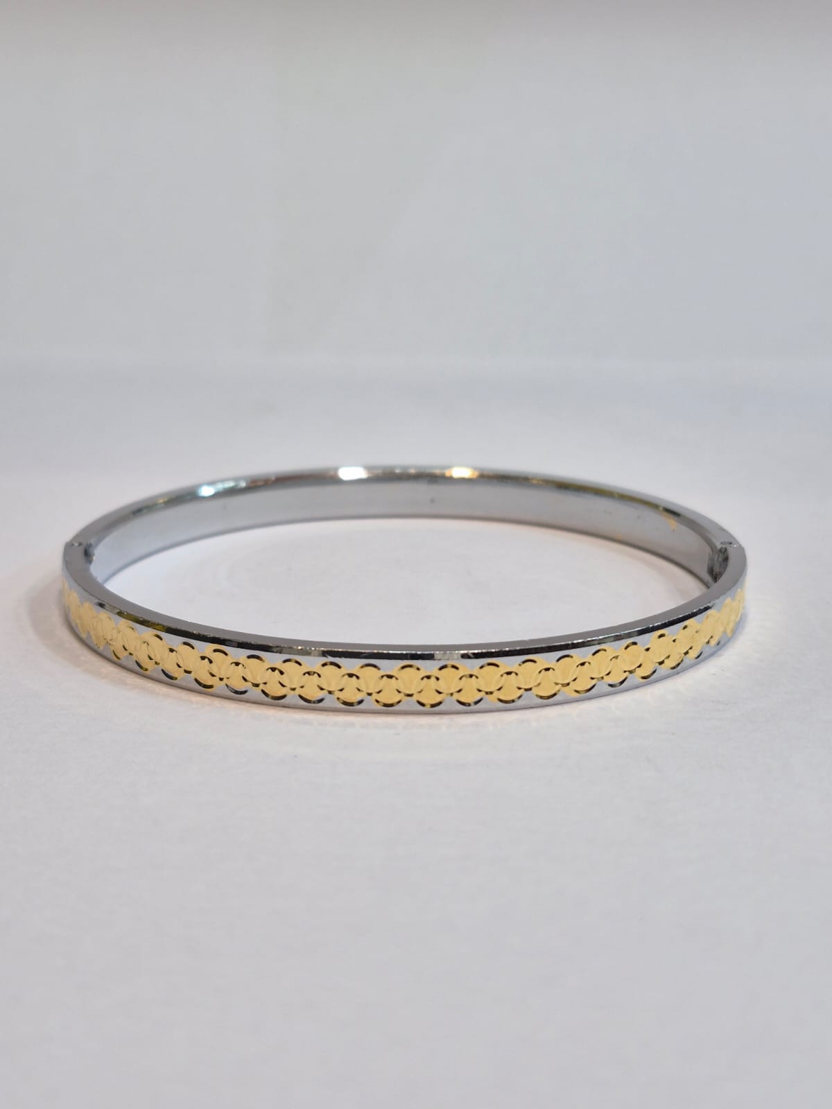 Elegant Two-Tone Bracelet