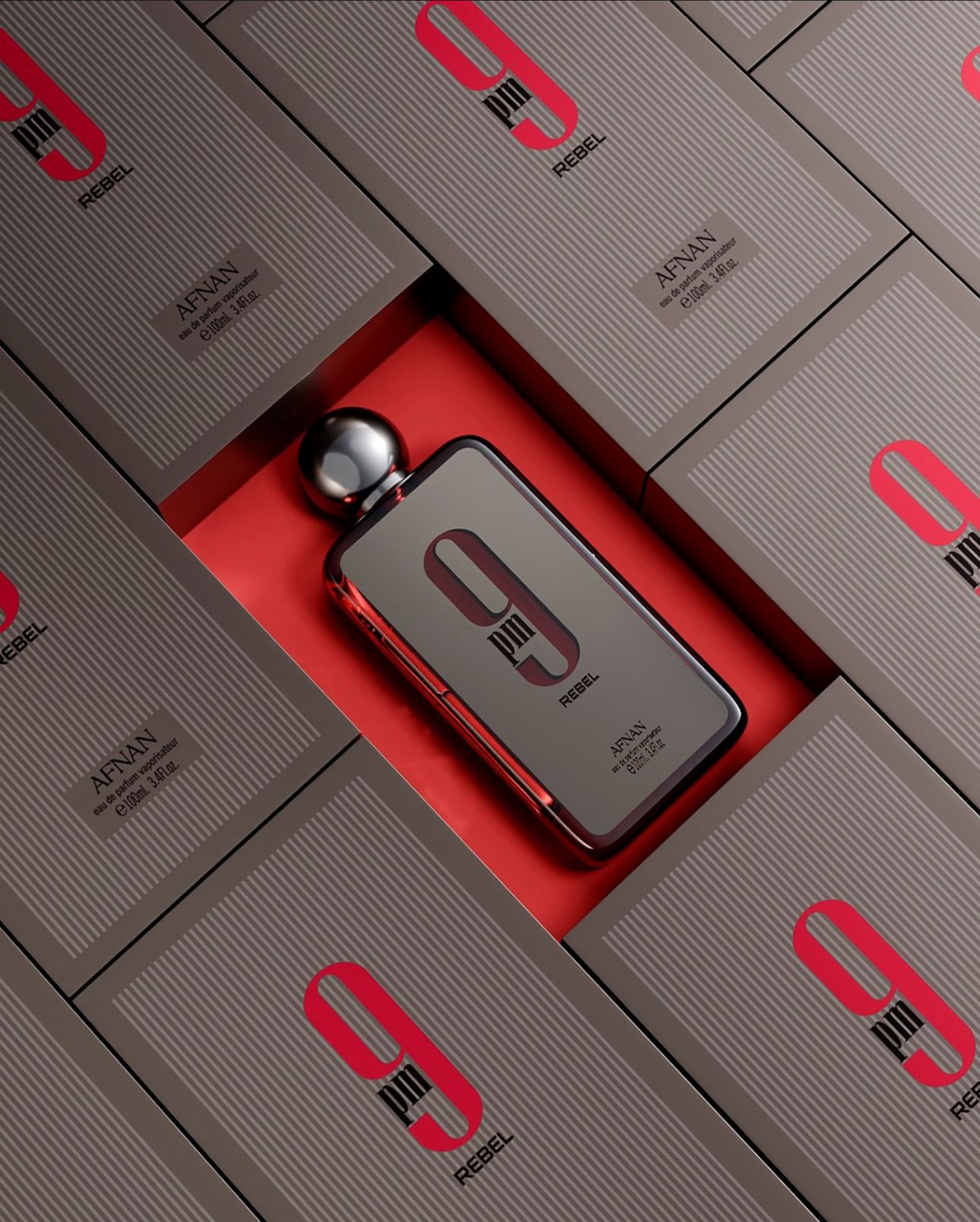 🔥 Afnan 9PM Rebel Eau de Parfum 100ml – Erkek Parfümü
