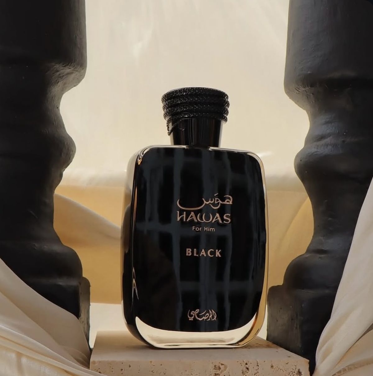 🌑 Rasasi Hawas Black Eau de Parfum 100ml – Erkek Parfümü