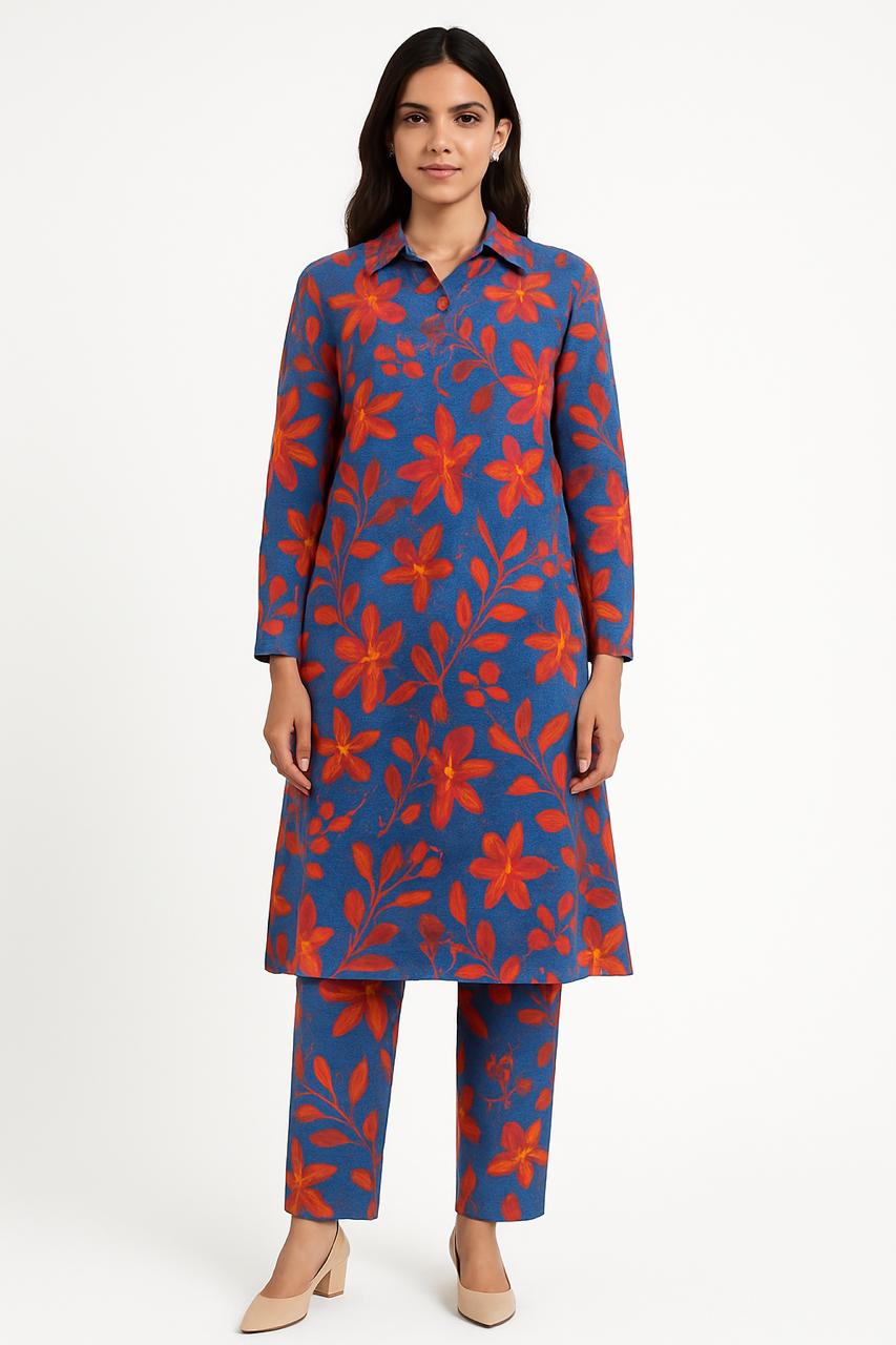 Floral Printed Kurta Set